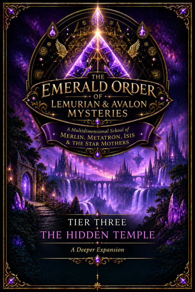 TIER THREE — THE HIDDEN TEMPLE Tier Three – The Hidden Temple | The Emerald Order of Lemurian & Avalon Mysteries