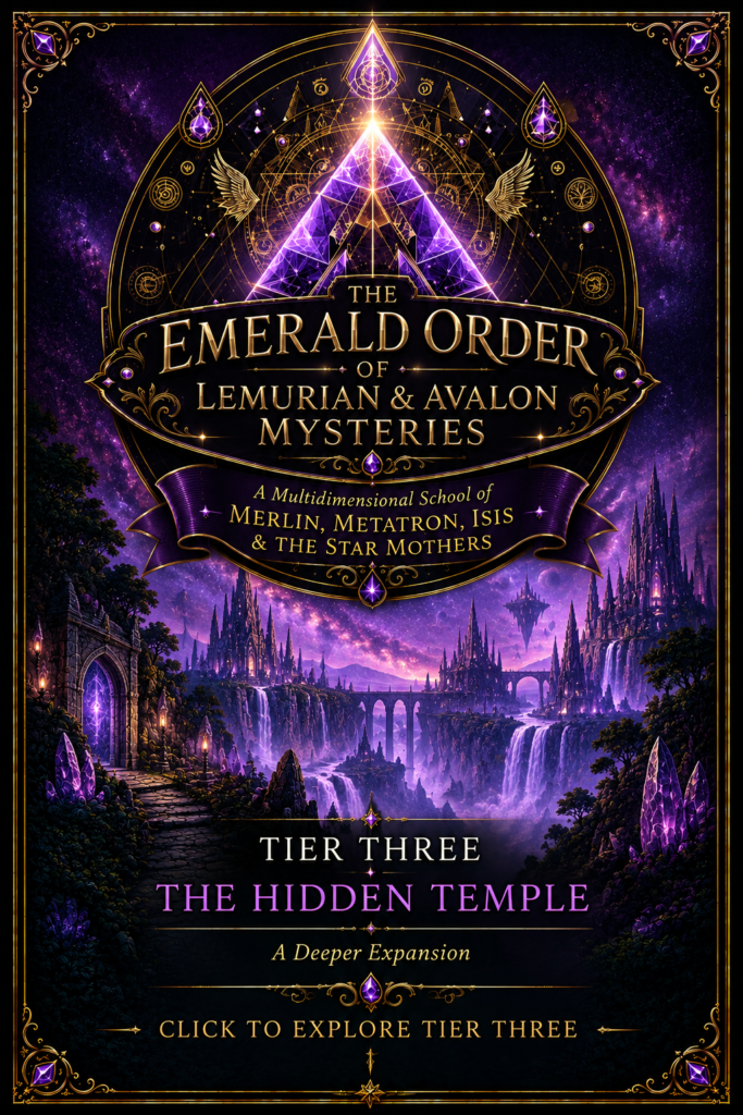 Tier Three – The Hidden Temple at The Emerald Order of Lemurian & Avalon Mysteries